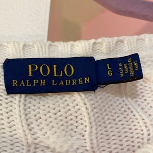 White Ralph Lauren sweater